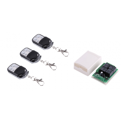 Wireless Door Metal Remote Controller Transmitter + Receiver